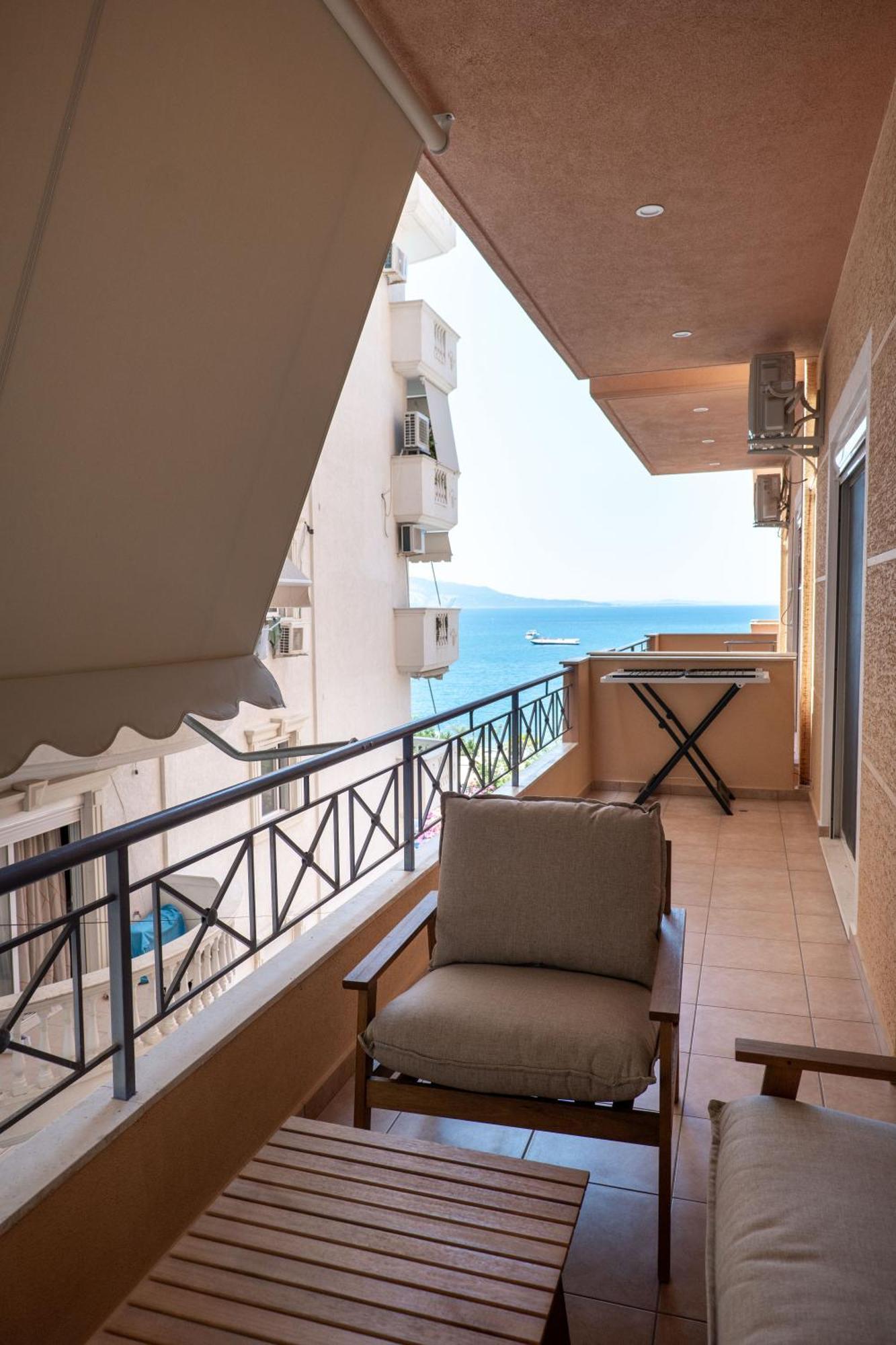 Noel Sea View Apartments Saranda Kültér fotó